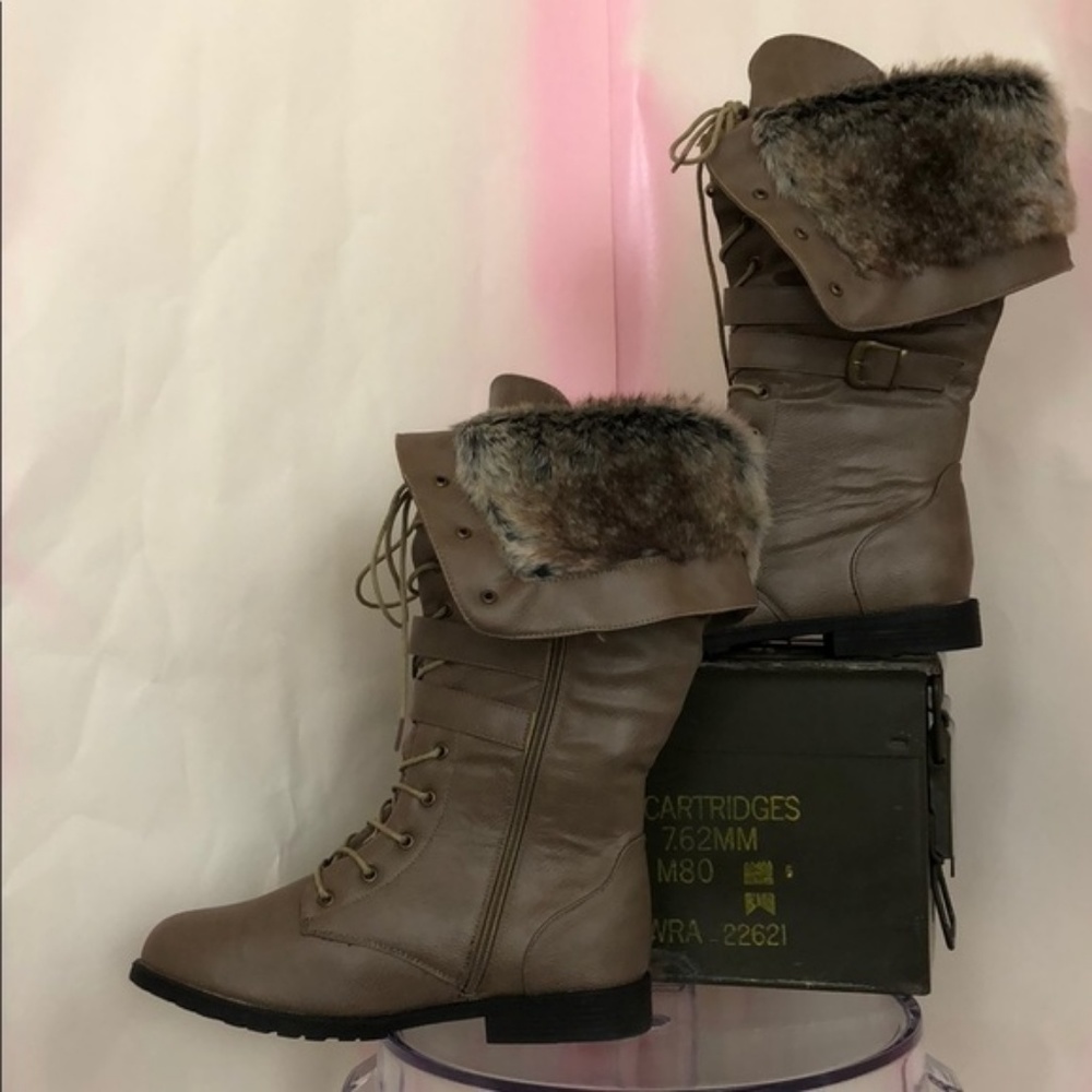 West Blvd Womens Shanghai Winter Boots Lace Up - Picture 5 of 8
